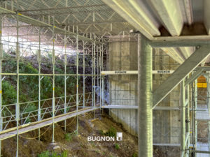 Echafaudage et portique de surface à Gérignoz