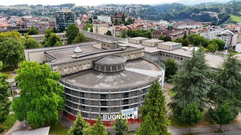 Vue de l'université de la ville de Fribourg