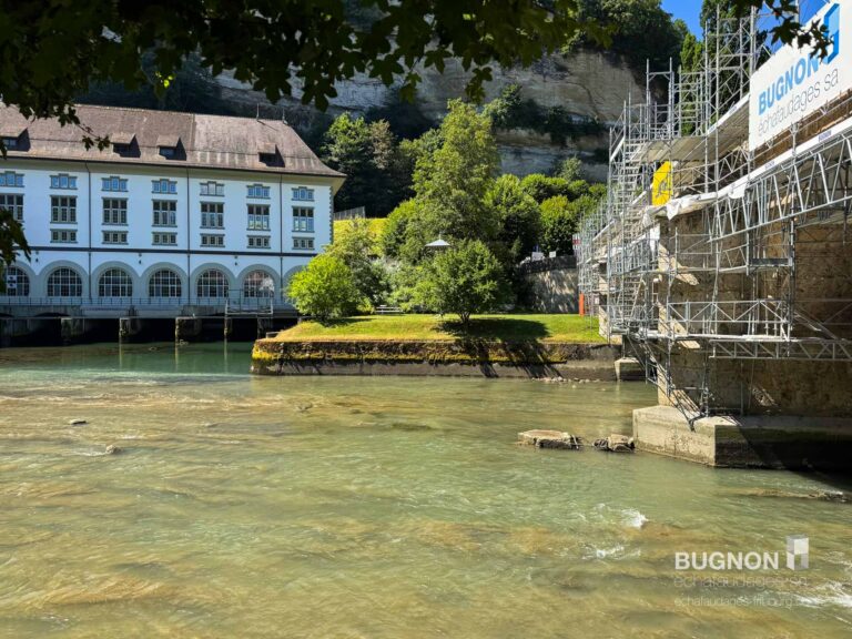 Chantier d’assainissement du Pont du Milieu