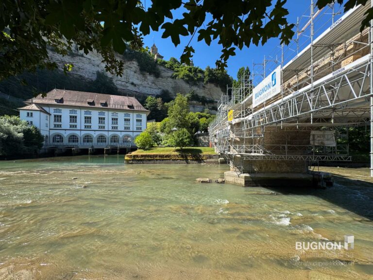 Travaux d’assainissement du pont à Fribourg